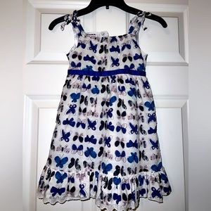 Toddler 4T butterfly dress